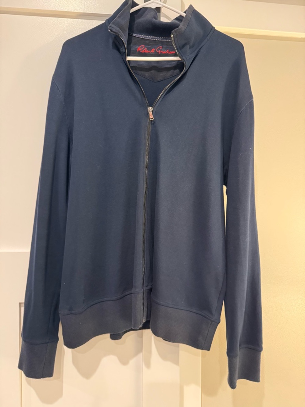 Robert Graham Navy Zip-Up Jacket